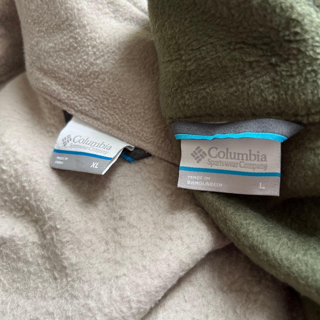 Colombia フリースセットXL LL Columbia OLIVEOS_COM_TR