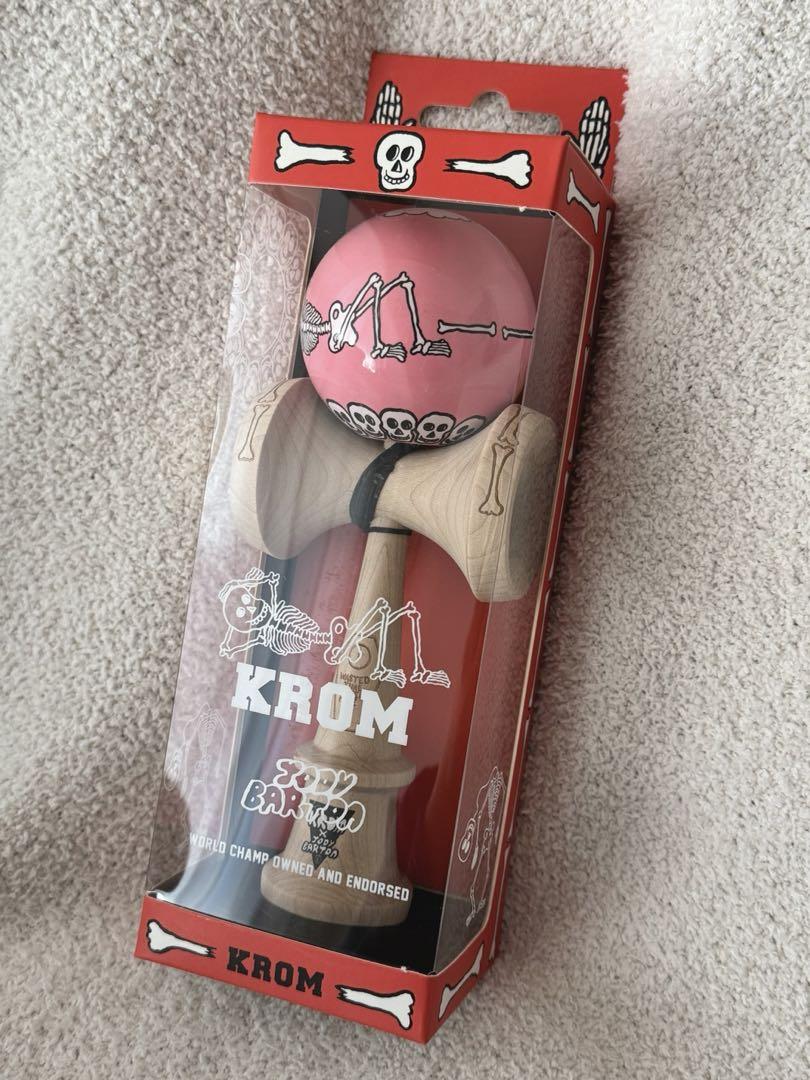 最低価格の 【新品 未使用】KROM KENDAMA JODYBARTON ピンク けん玉 スポーツトイ・アクショントイ