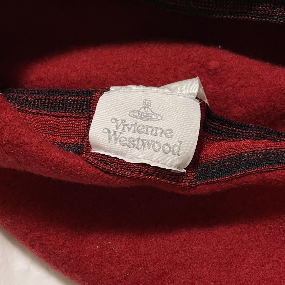 Vivienne Westwood  ORB刺繍 ウール ベレー帽