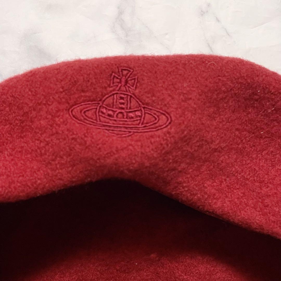 Vivienne Westwood  ORB刺繍 ウール ベレー帽