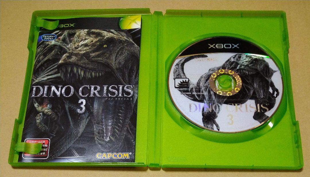 XBOX 本体 ディノクライシス パッケージ 動作確認済