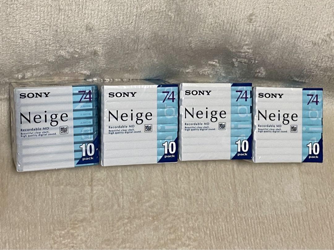 MDディスク　40枚 SONY 10MDW74NED（10枚組セット） 4点