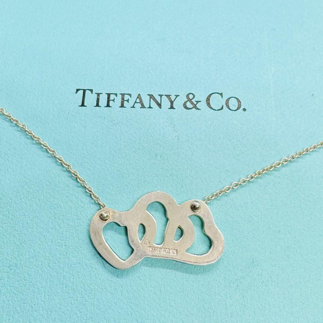 ティファニー Tiffany& Co. トリプルハート ネックレス SV925