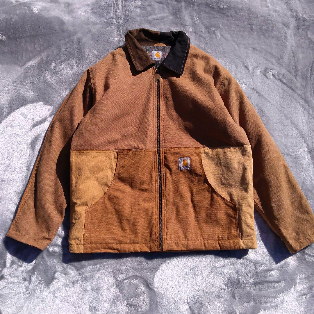 られたハン Carhartt 定番色リメイクジャケット人気カーハート一点物L襟付アウター 2GjcF-m19573162808 アブランド