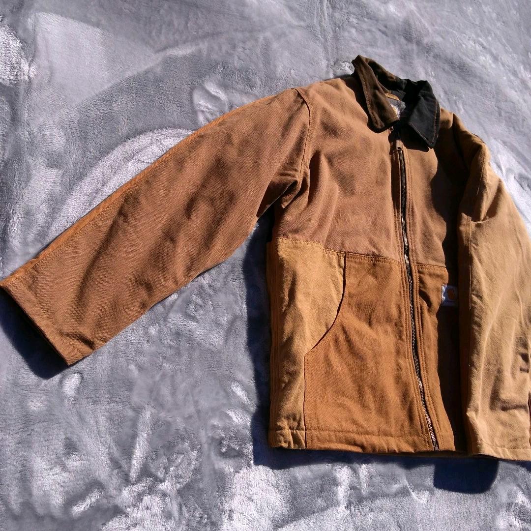 られたハン Carhartt 定番色リメイクジャケット人気カーハート一点物L襟付アウター 2GjcF-m19573162808 アブランド