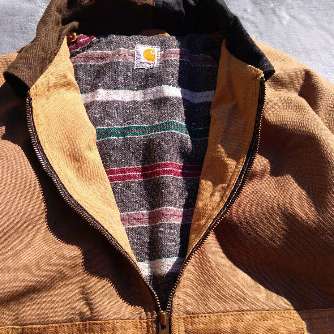 られたハン Carhartt 定番色リメイクジャケット人気カーハート一点物L襟付アウター 2GjcF-m19573162808 アブランド