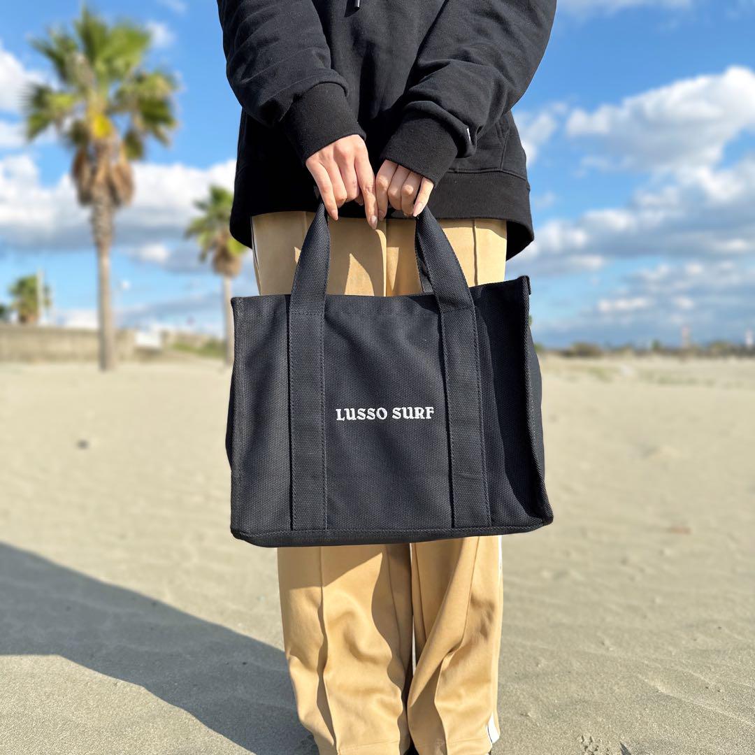 西海岸系⭐︎LUSSO SURF ショルダートートバッグ　ブラック　送料無料