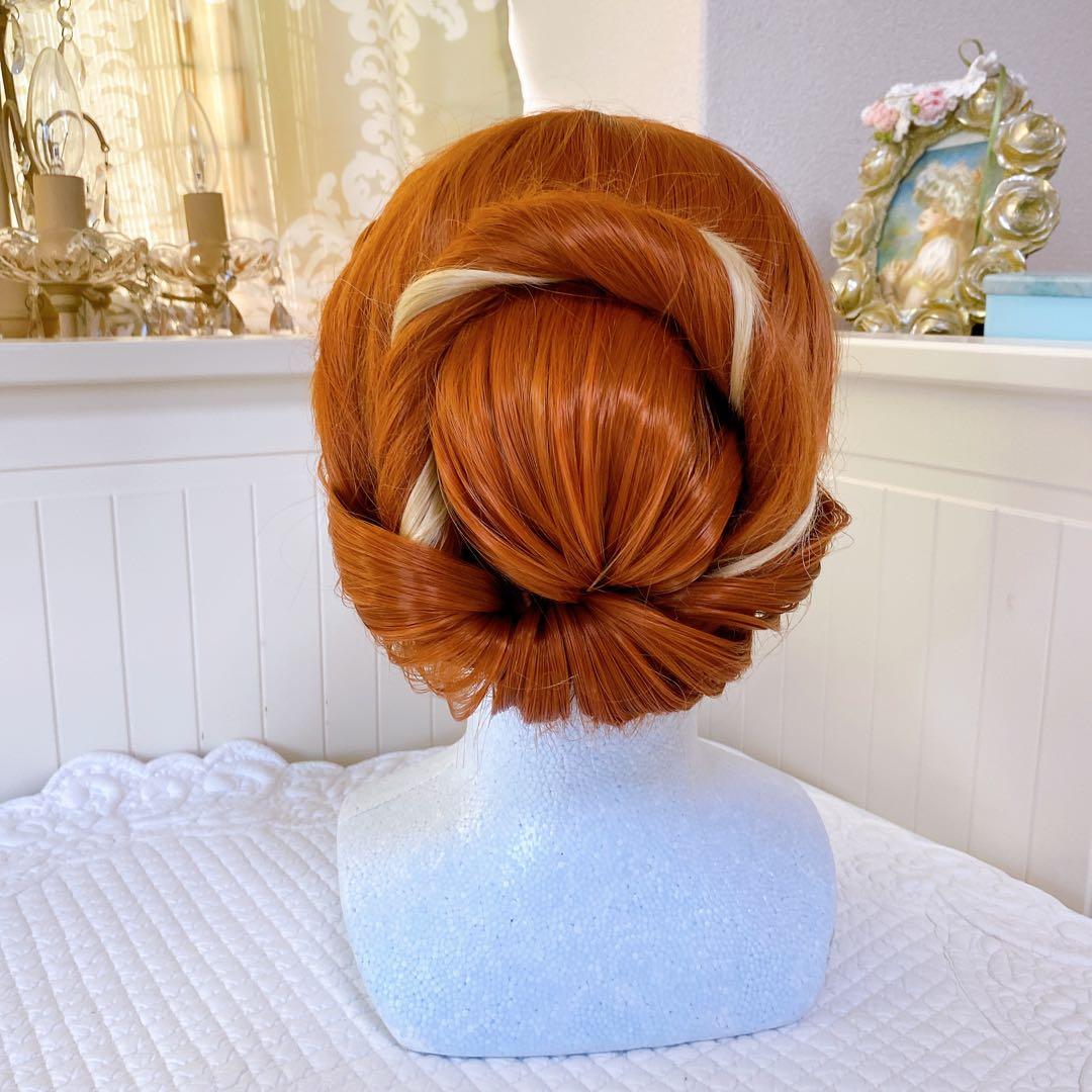 アナと雪の女王　アナ　ウィッグ　Dハロ　ディズニーハロウィン　戴冠式