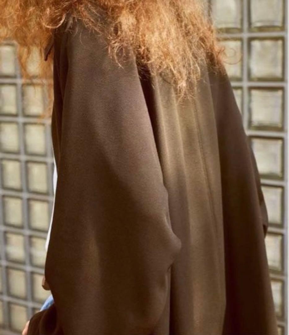 新品FLUID WOOL TRICOTINE SINGLE RAGLANCOAT 新品FLUID WOOL TRICOTINE SINGLE RAGLANCOAT