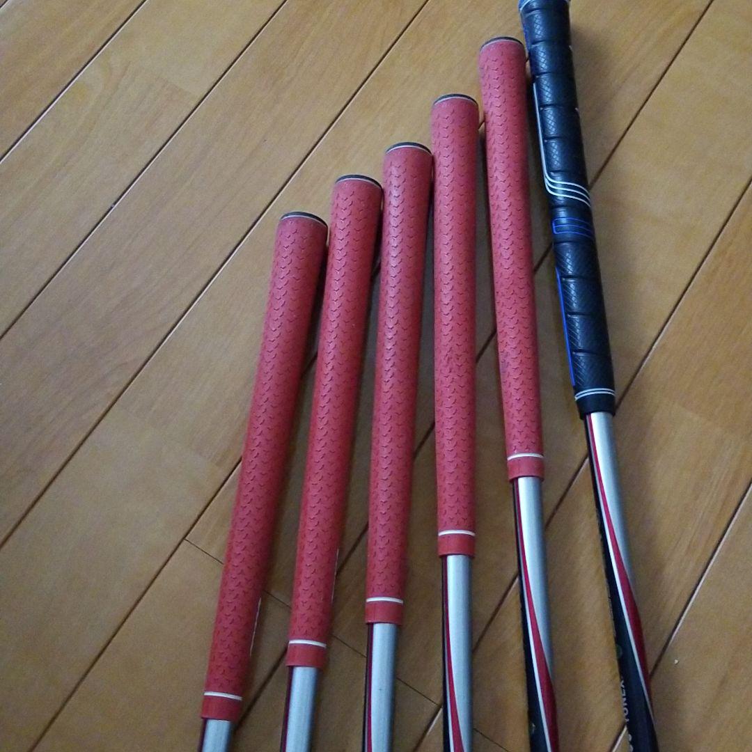 お買い得限定SALE アイアン セットです フレックスR グリップ交換済み 交換後3~4回使用しました ByMLj-m19578639662 超歓迎在庫