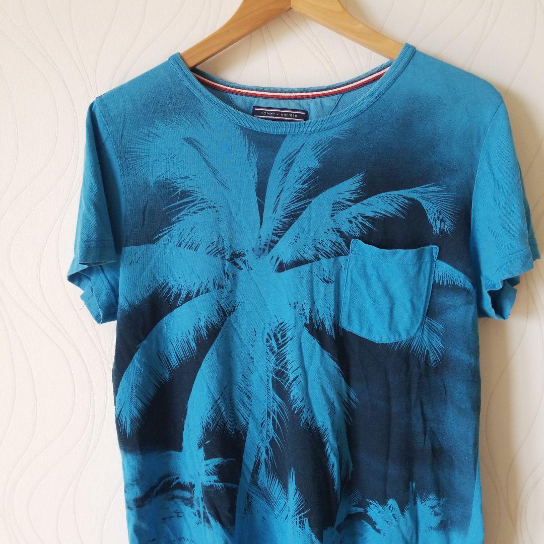 Tシャツ　夏　TOMMY HILFGER ブルーハワイ
