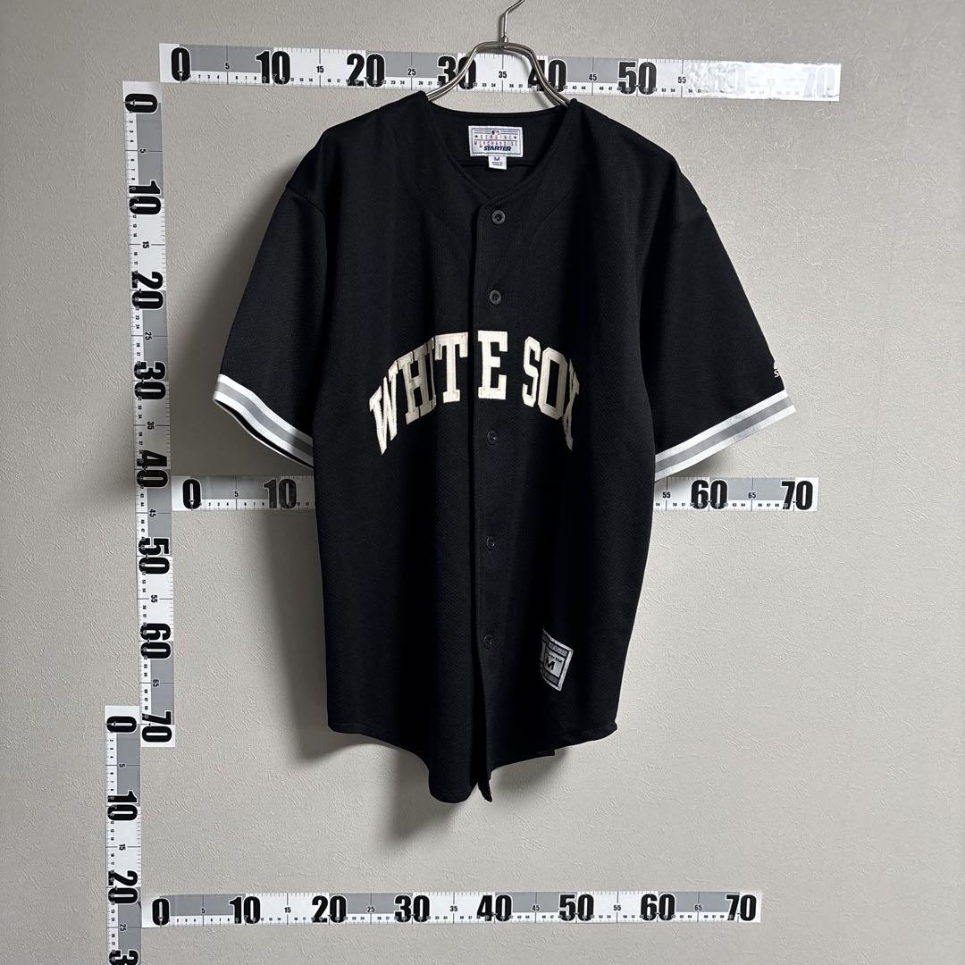 90sレア STARTER MLB ベースボールシャツ シカゴホワイトソックス黒