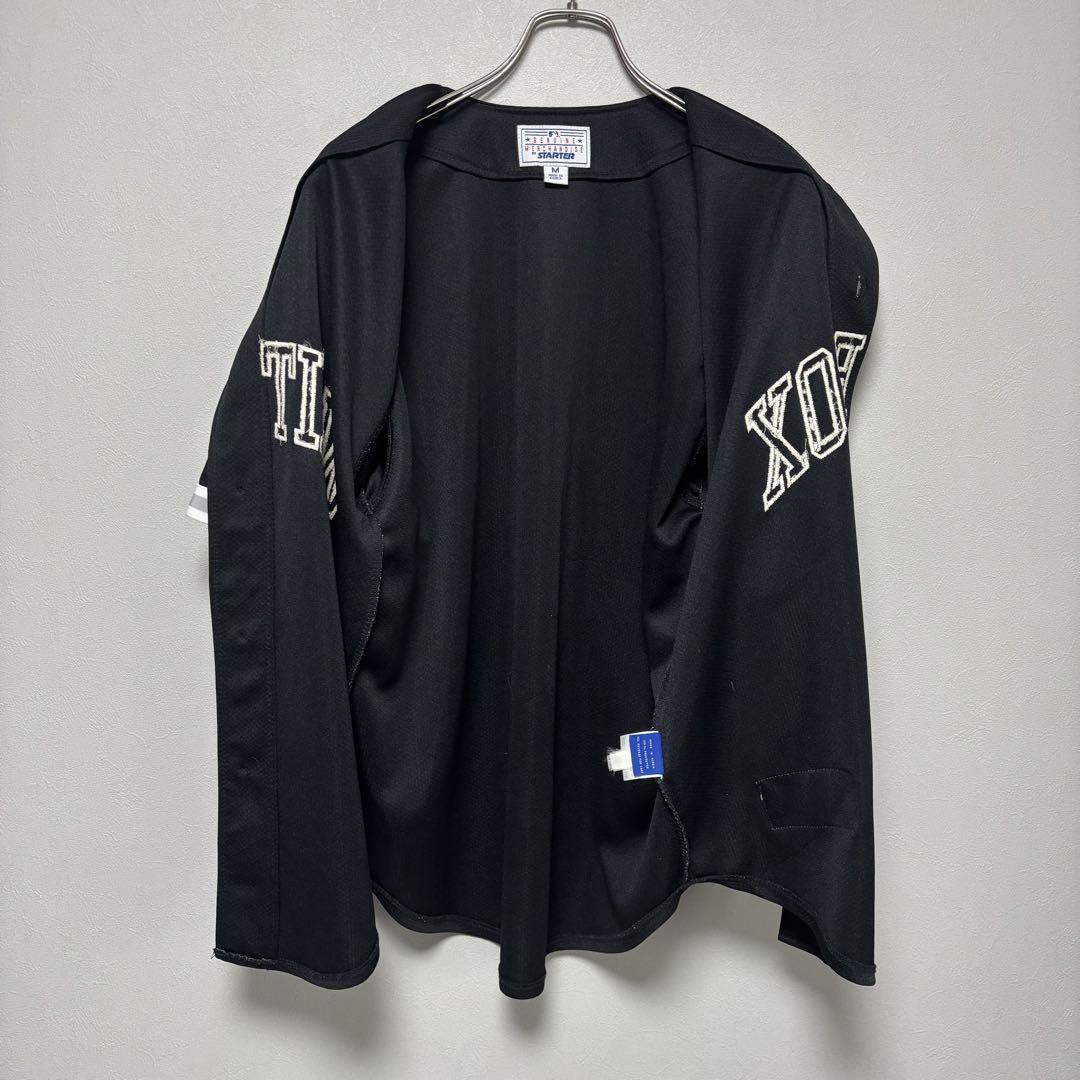 90sレア STARTER MLB ベースボールシャツ シカゴホワイトソックス黒