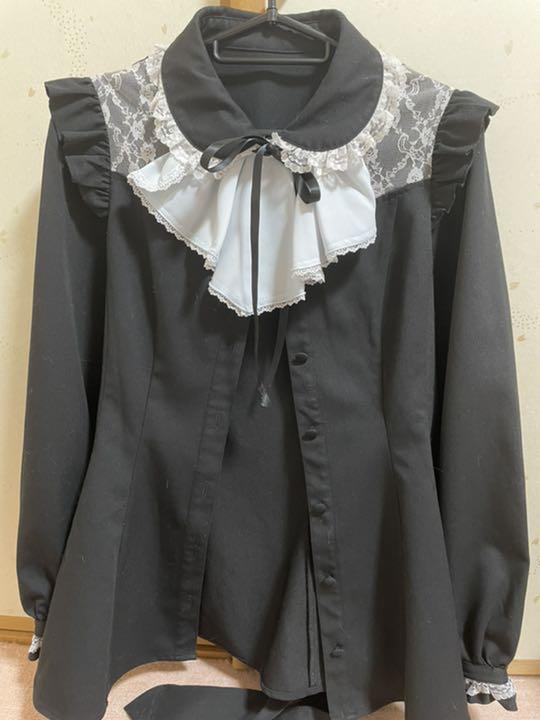 アレルギー Secret Honey セットアップ レースヨークラッフルタイ長袖 UBw7E-m19593292110 してるため