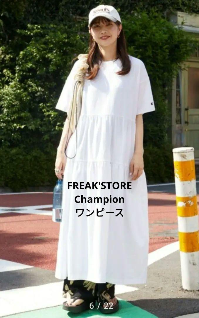 □FREAK'STORE Champion　別注 切り替え ワンピース□