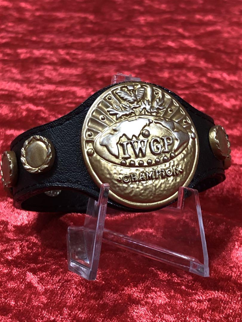IWGPチャンピオンベルト　リストバンドタイプ新日本プロレスビデオパックニッポン