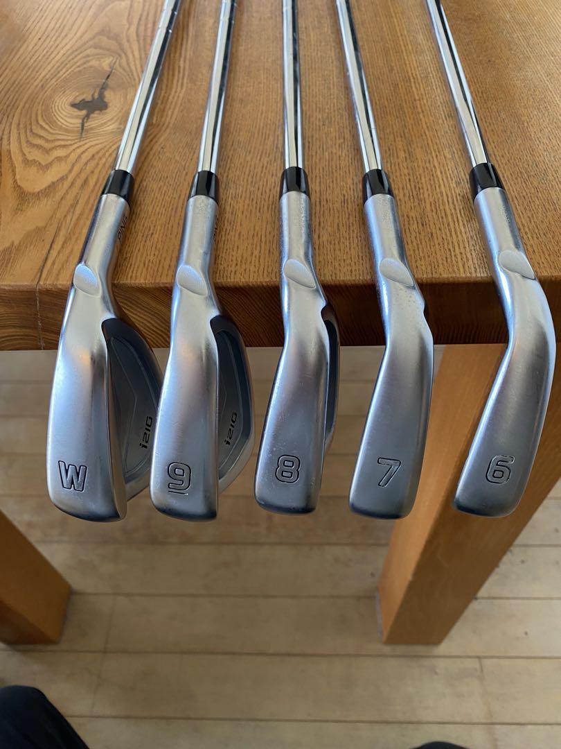 高級ブランド PING 210 アイアンセット 5本セット ヘッドカバー付き クラブ