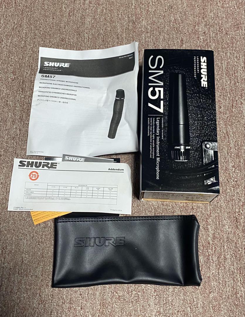 配信機器・PA機器・レコーディング機器 SHURE SM-57