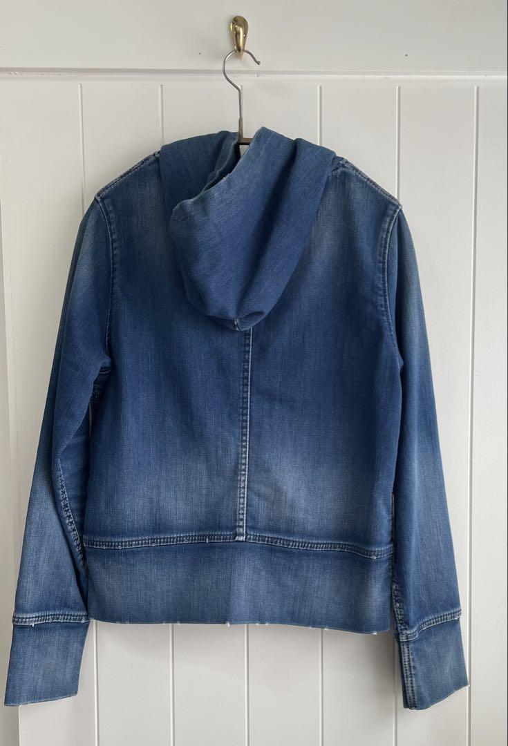 【ファッション通販】 ヤヌーク ⬇️YANUK ダメージ加工 品番57183114 デニムパーカー ジャケット・アウター