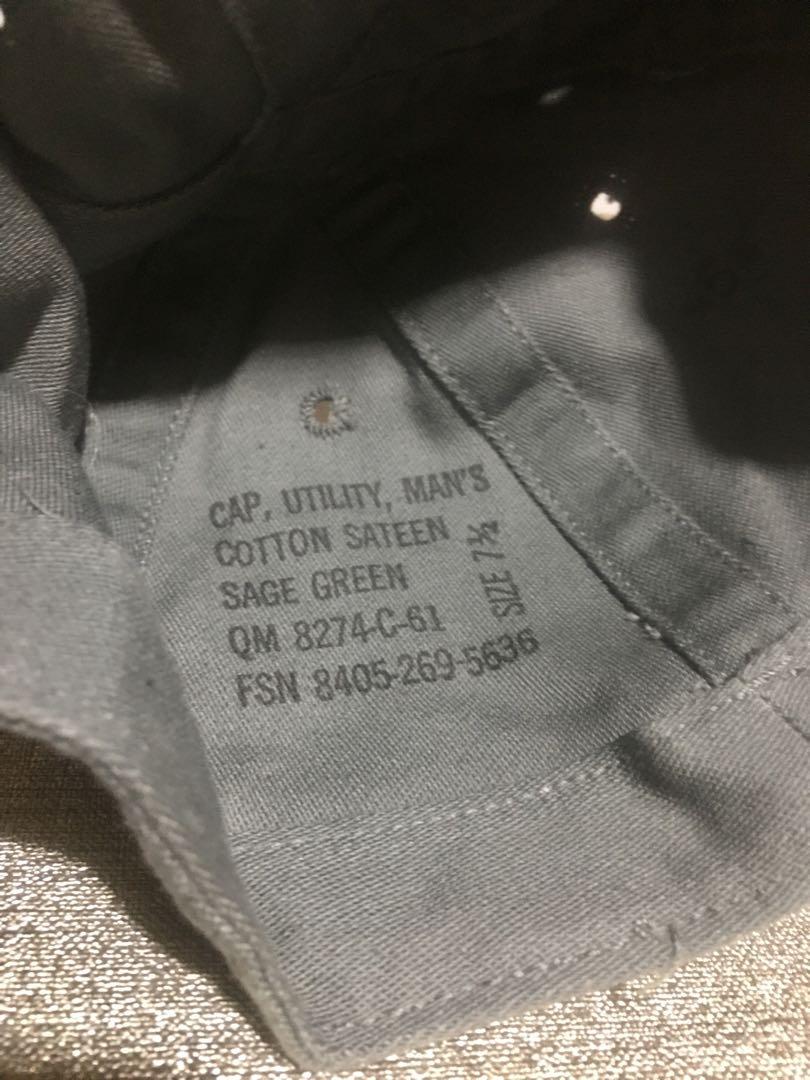 60's U.S.A.F. SATEEN デッド セージグリーン 71/2