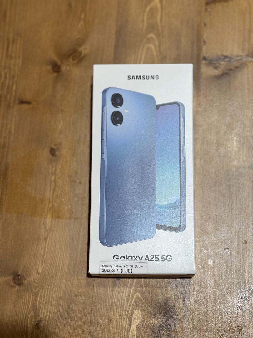 Samsung Galaxy A25 5G 本体 ブルー