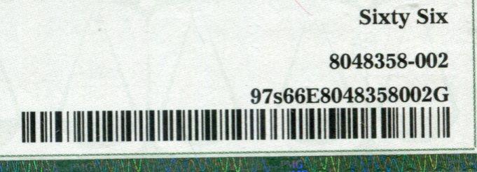 フィジー 1995年 5ドル 見本 P-97s PMG UNC66