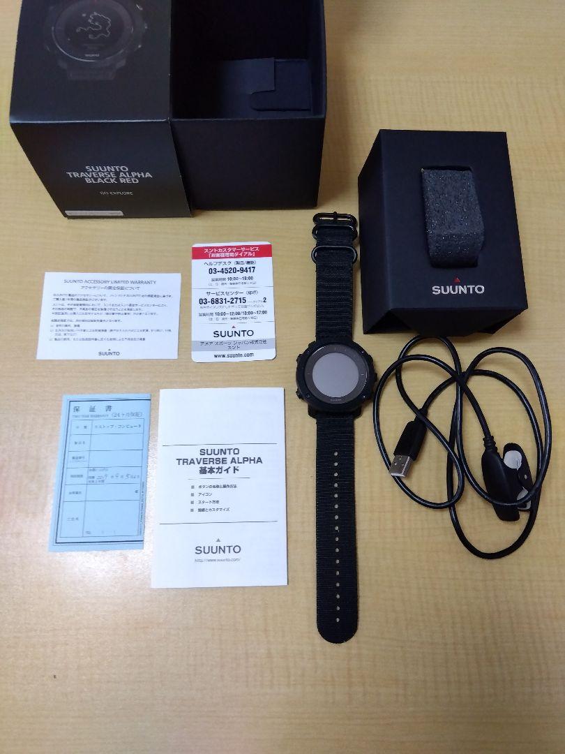 SUUNTO TRAVERSE ALPHA BLACK RED スント
