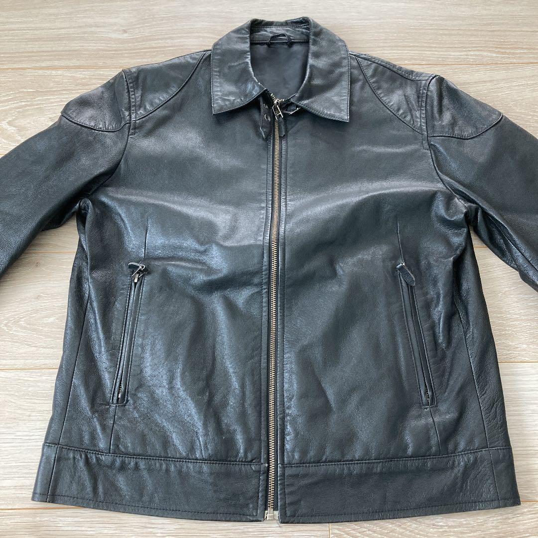 レザージャケット a142 ADRIA SPORT アドリア レザージャケット 豚革 古着 レザージャケット a142 ADRIA SPORT アドリア レザージャケット 豚革 古着