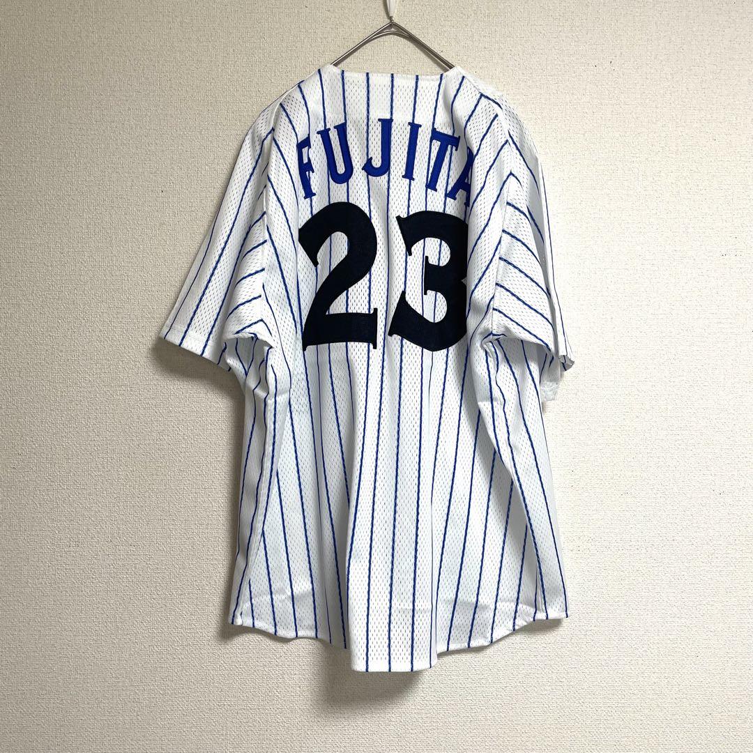 横浜ベイスターズ　藤田一也　23 復刻レプリカユニフォーム　ホーム　刺繍　M