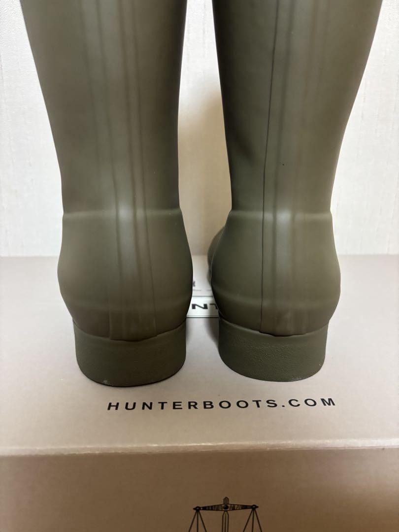 HUNTER レインブーツ　 オリーブグリーン