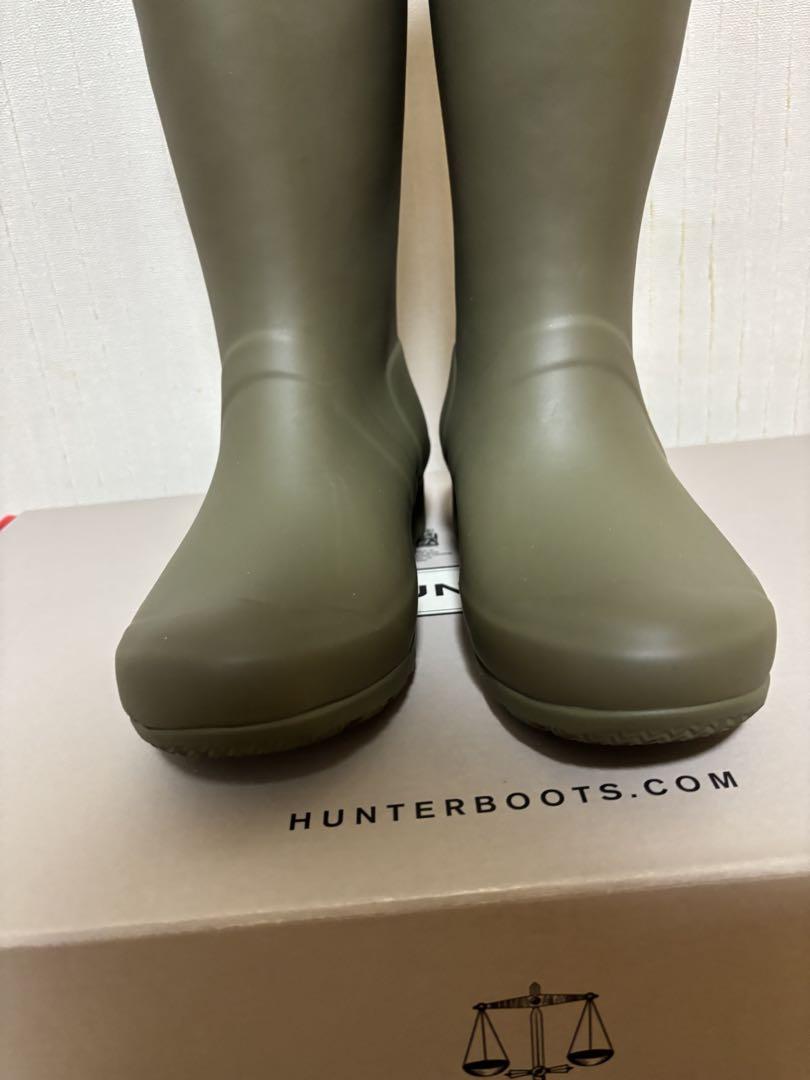 HUNTER レインブーツ　 オリーブグリーン