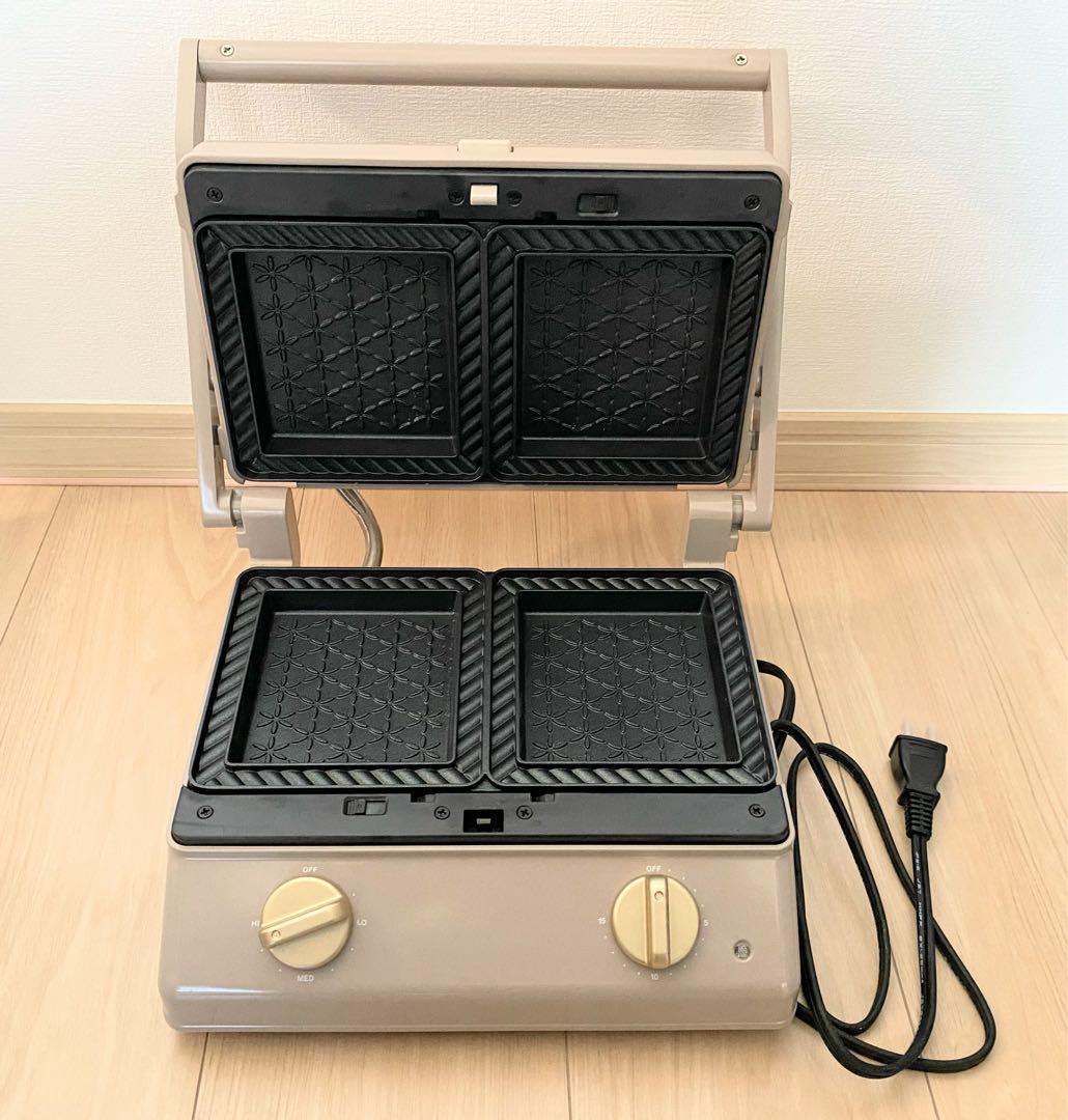 BRUNO グリルサンドメーカーダブル　グレージュ　ベージュ
