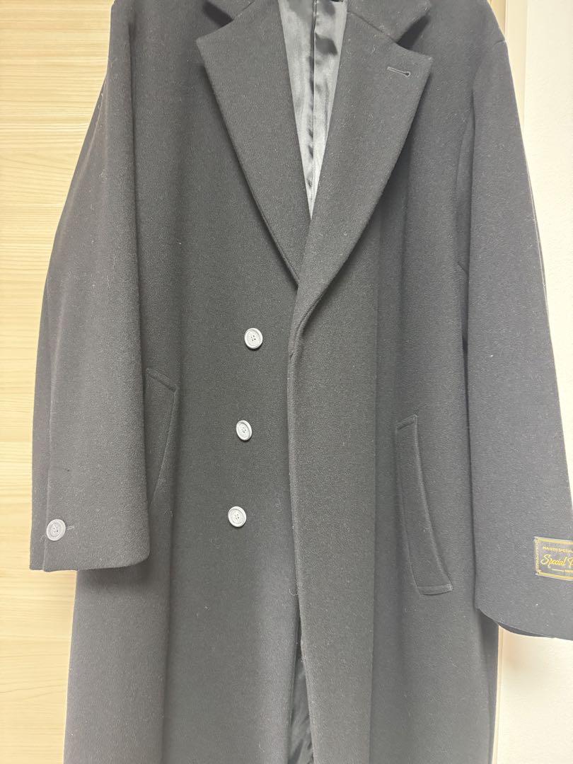MAISON SPECIAL Super170s Chesterfieldコート MAISON SPECIAL｜Super170s Prime-Over Melton Chesterfield
