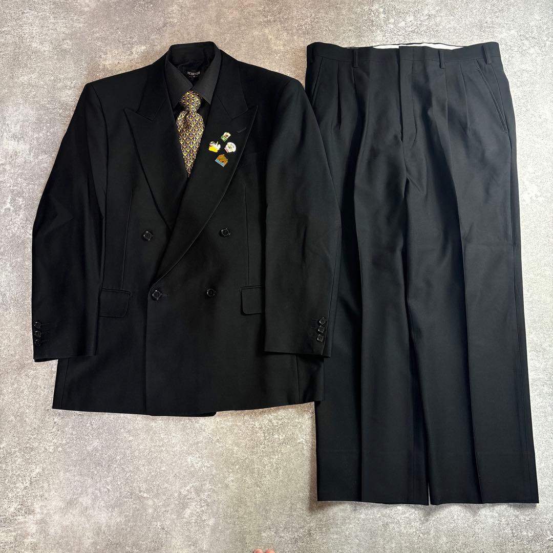 セットアップ ダブルスーツ 成人式 入学式 ピンズ no.84L