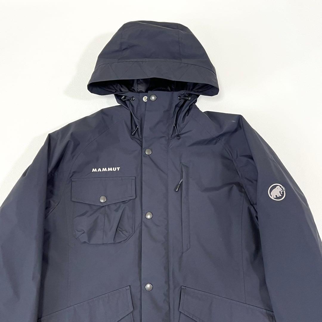 マムート マウンテンソフトシェルパーカ アウター フード ブラック M