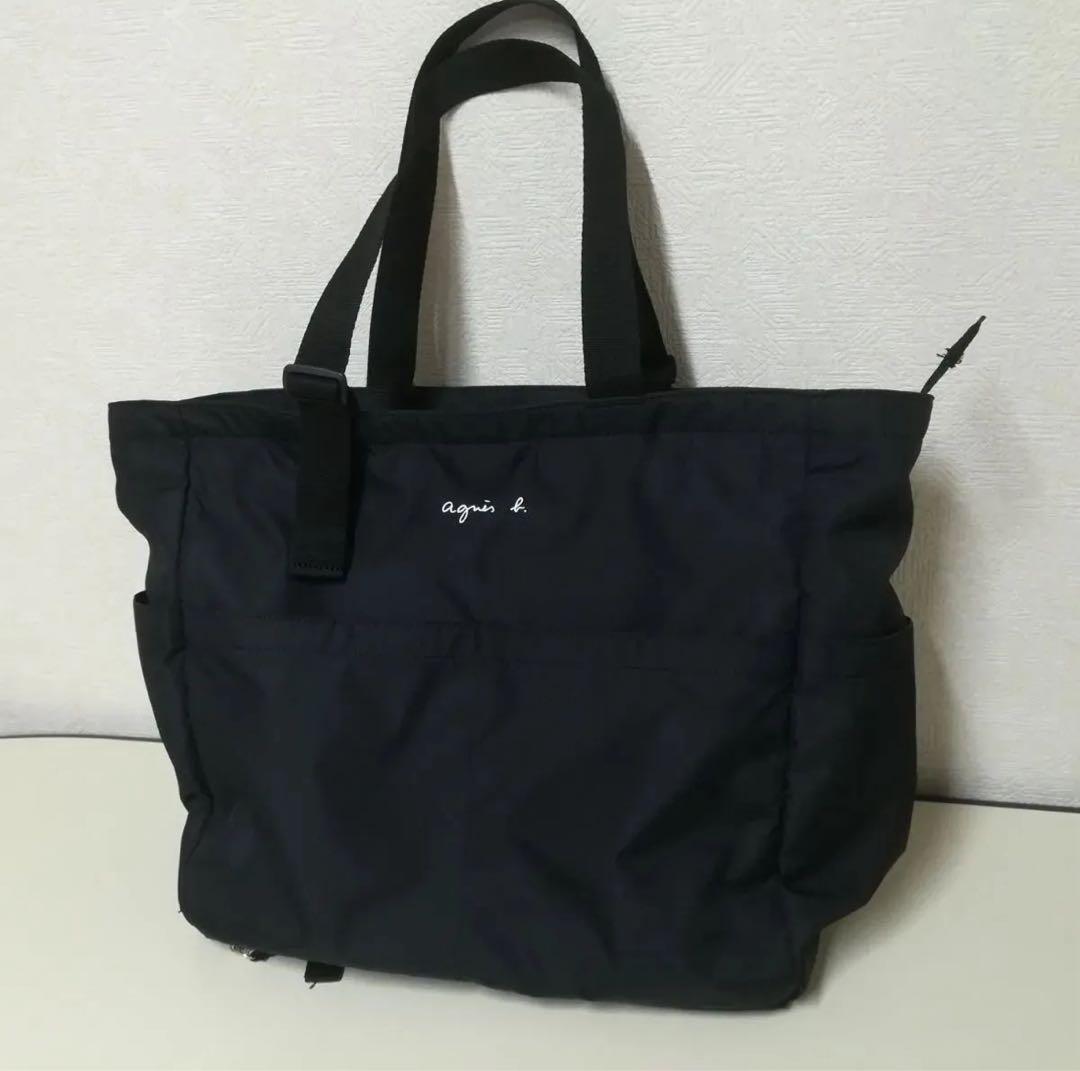 アニエスベー agnes b. 2WAYマザーズバッグ トート リュック