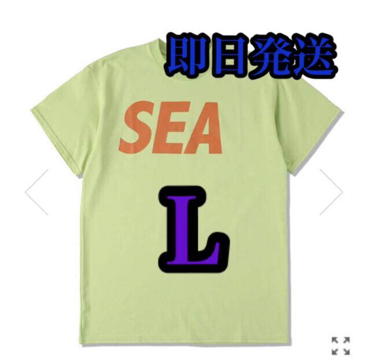 新品未使用】ウィンダンシー tシャツ グリーン × オレンジ サイズL