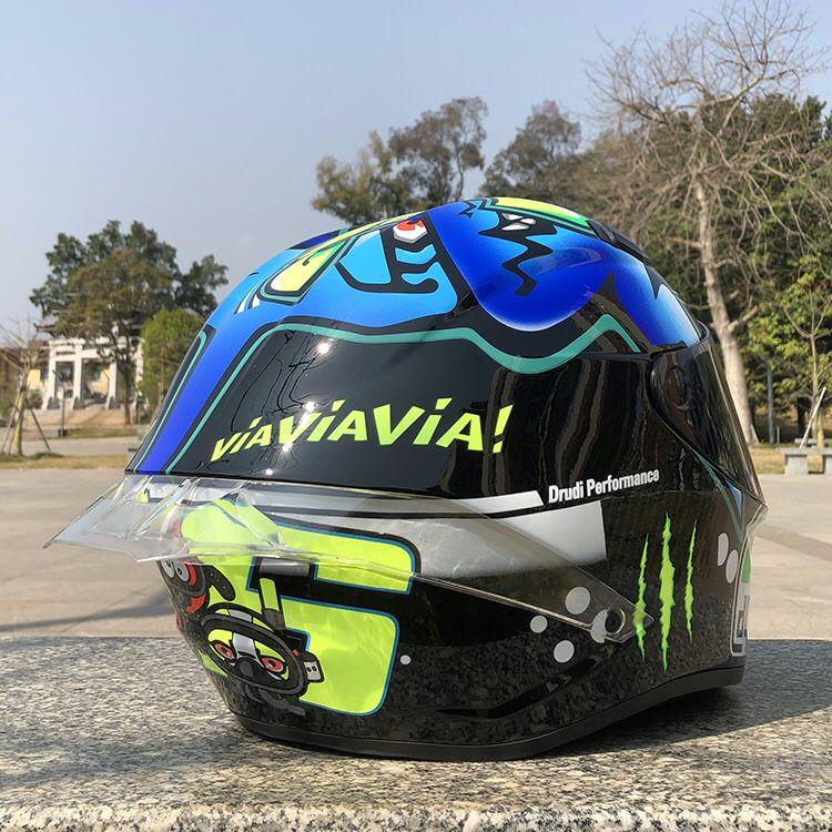 大人の上質 ヘルメット、フルフェイスヘルメット、サメ(ゴールデンレンズ) 新品! - ヘルメット/シールド