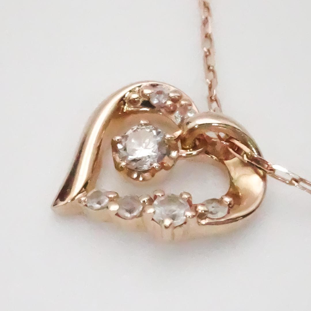 美品】4℃ ヨンドシー K10(10金)ダイヤモンド ネックレス 1.27g 美品】4℃ ヨンドシー K10(10金)ダイヤモンド ネックレス 1.27g