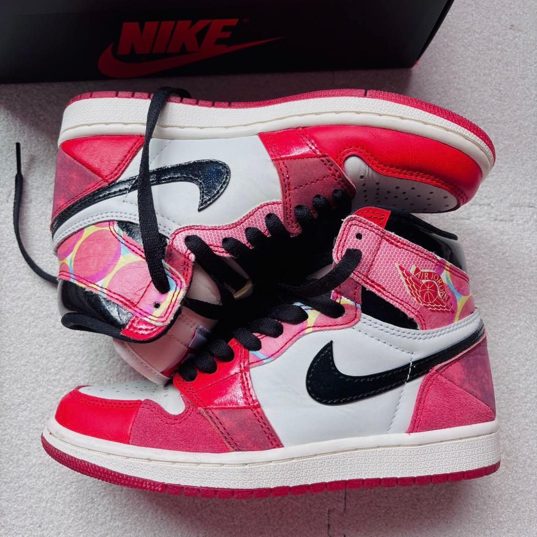 購入 ナイキ エアジョーダン1 スパイダーマンコラボ23.5cm以下・NIKE 人気アイテムが再入荷!