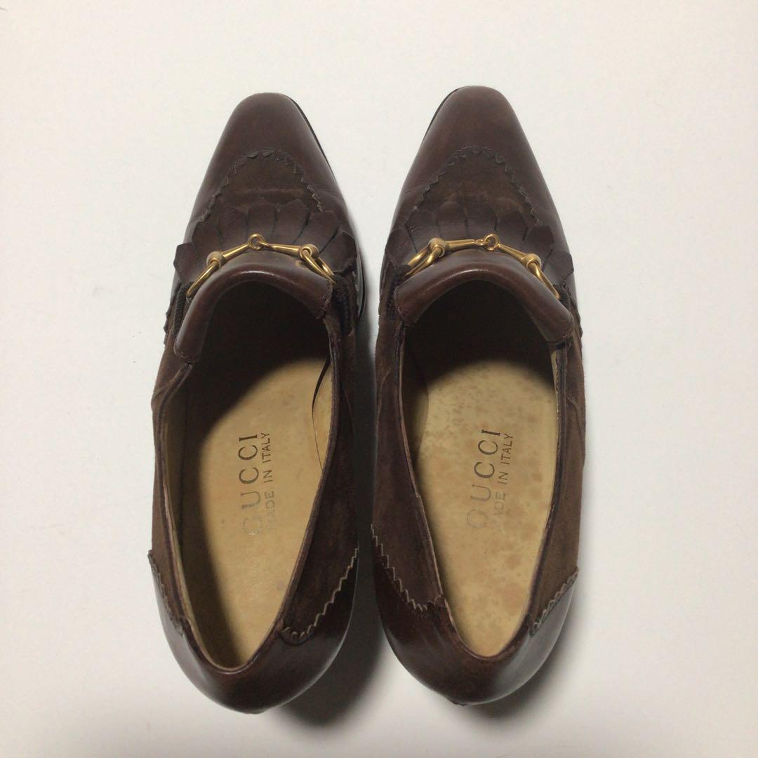 驚きの値段 GUCCI グッチ 値下げ ローファー メルカリ - サイズ6 パンプス 靴