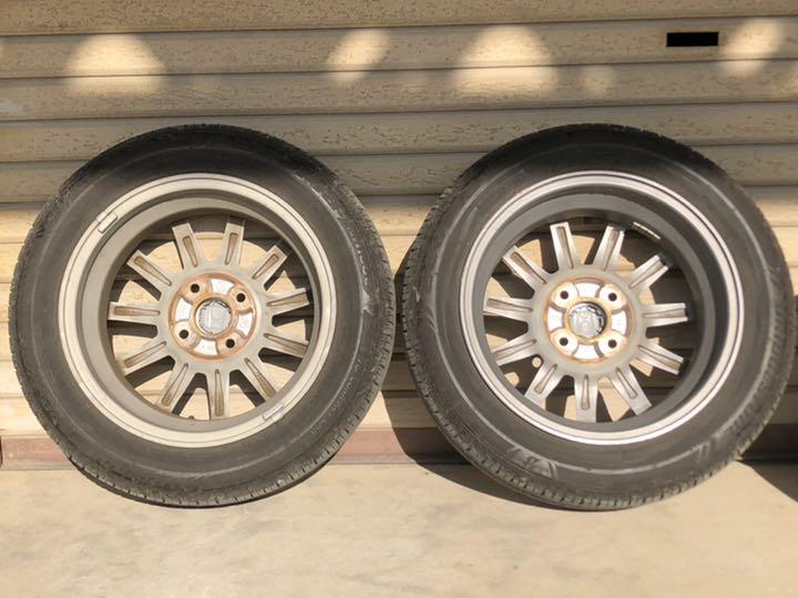 ぱーしもん ホンダ 155/65R14ホイール タイヤ ガリ傷なし Nワゴン純正 NBOX mD3MO-m19625174464 じなので