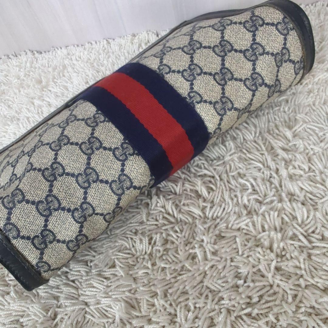 GUCCI オールド グッチ クラッチ バッグ ポーチ シェリーライン