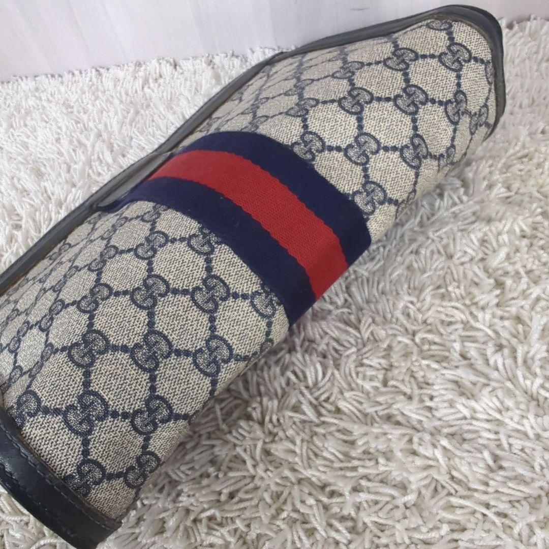 GUCCI オールド グッチ クラッチ バッグ ポーチ シェリーライン