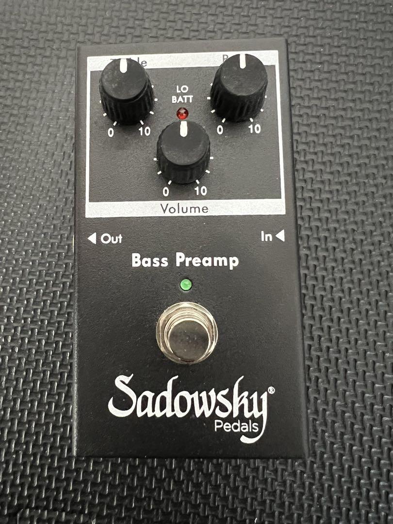 Sadowsky （サドウスキー）プリアンプ　 ベースエフェクター Sadowsky】Bass Preamp Pedal | ベース・マガジン