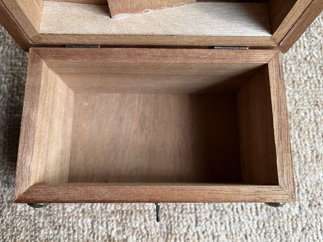 木製 御賽銭箱 貯金箱 銭箱 鍵付き 昭和レトロ インテリア