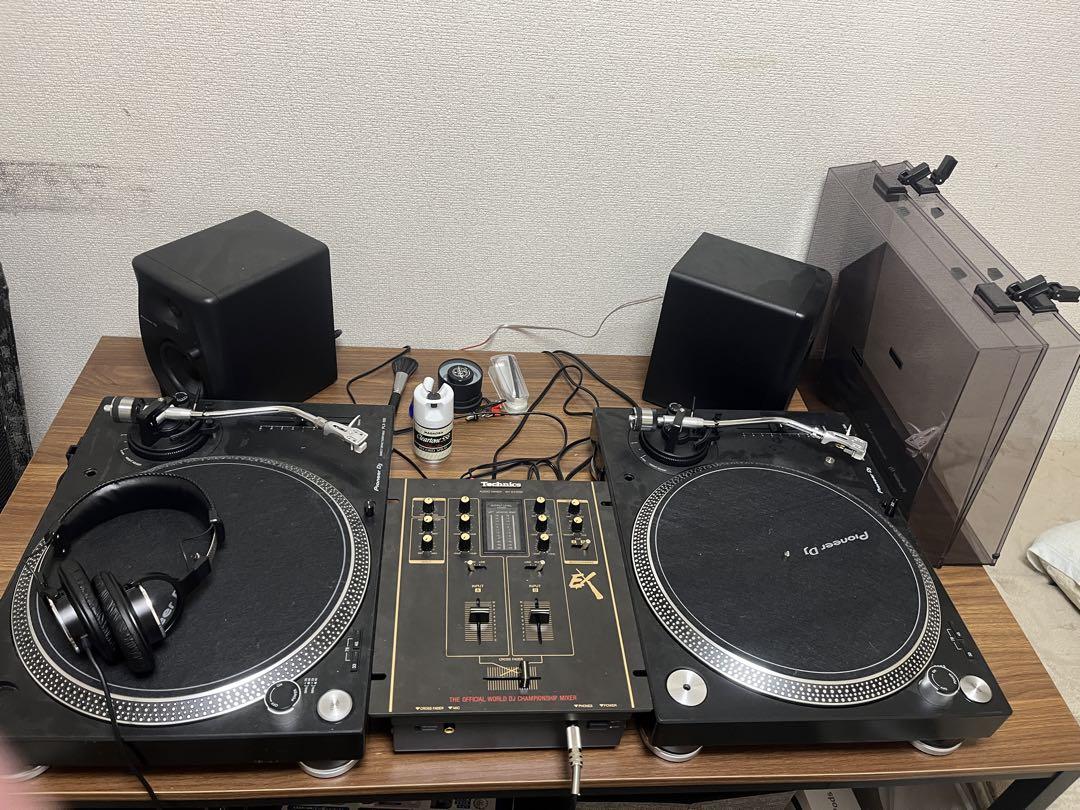 pioneer dj plx 500 ×2 ミキサーヘッドホン、スピーカーセット pioneer dj plx 500 ×2 ミキサーヘッドホン、スピーカーセット