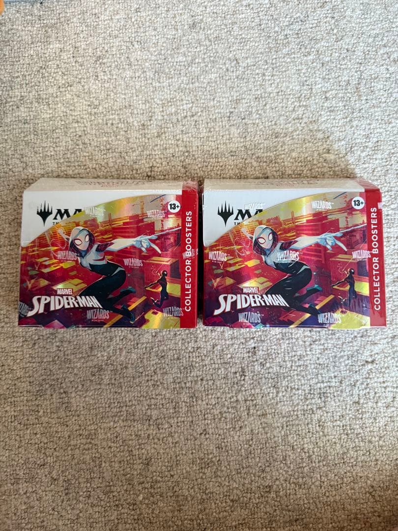 スパイダーマンコレクターブースター 英語版 ２ＢＯＸ シュリンク付き