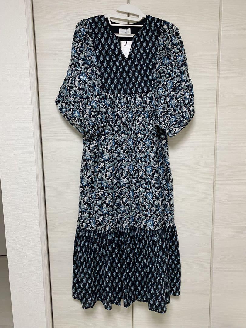 新品★fika 花柄ロングワンピース　ヤマダヤ