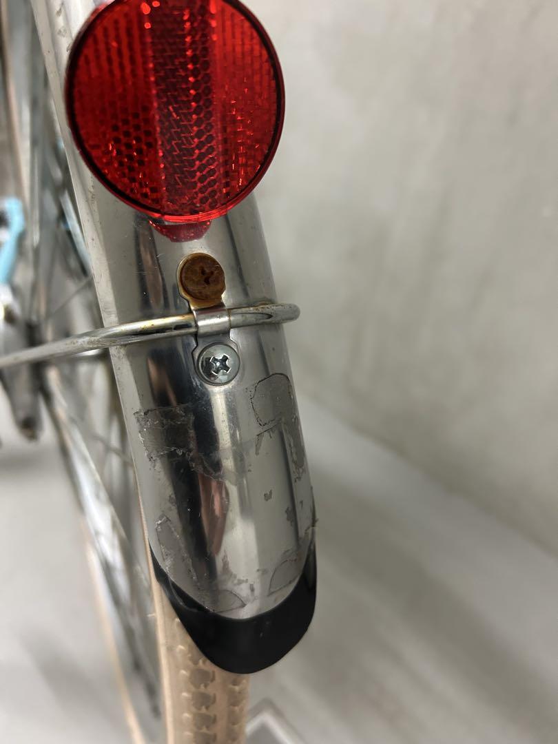 子供用自転車 水色 cafe croissant 24 札幌市　引き渡し